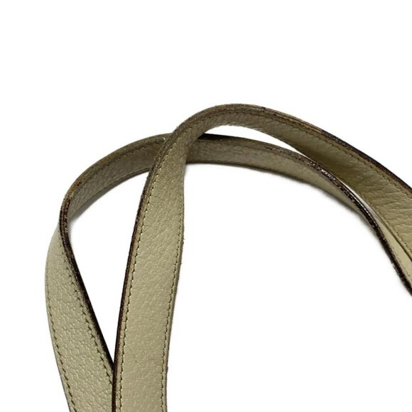 GUCCI GG Pattern, Abbey Beige Dark Brown Cream Jacquard Leather 344-041925 - Picture 7 of 9